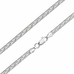 Łańcuszek srebrny 925 taśma ozdobna 45 cm| J'ADEMI